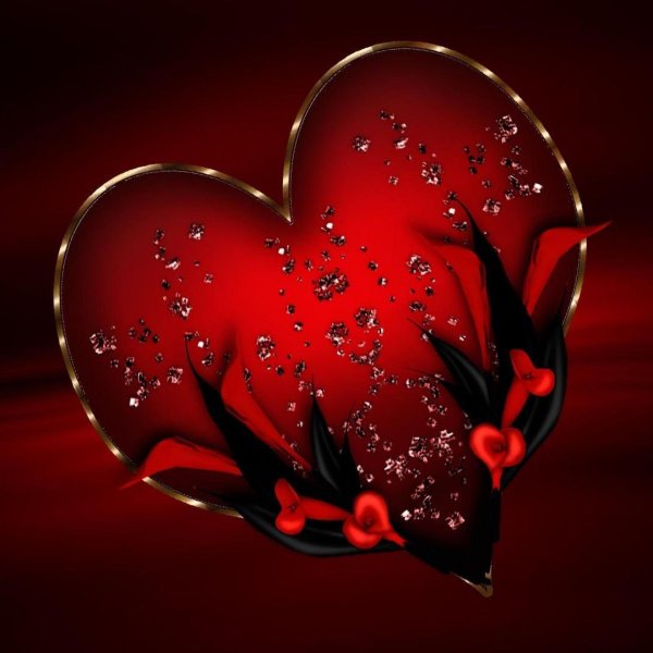 сердца красивые