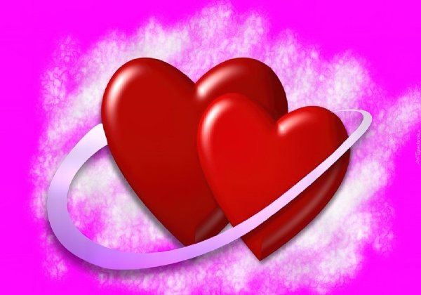 два сердечка