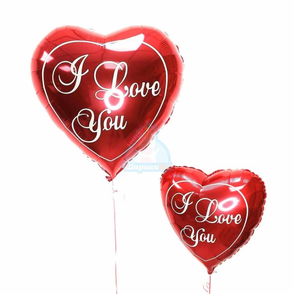 фольгированный шарик сердце