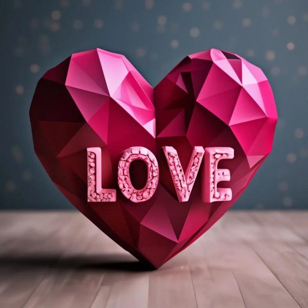 паперкрафт сердце