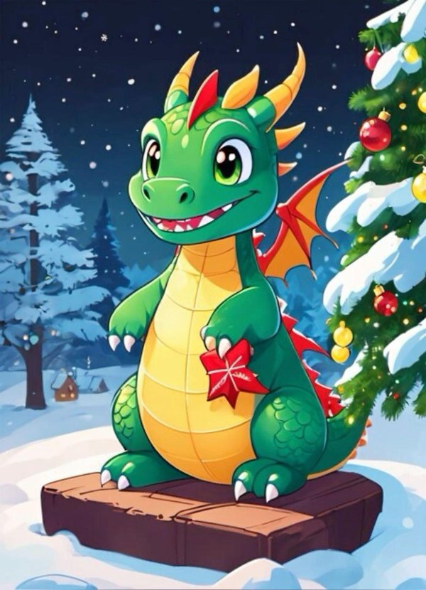 новогодние драконы