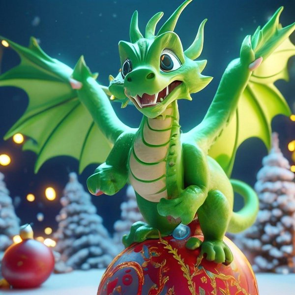 новогодние драконы