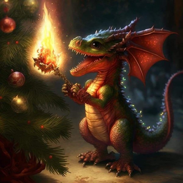 новогодний дракончик