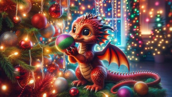 новогодний дракончик