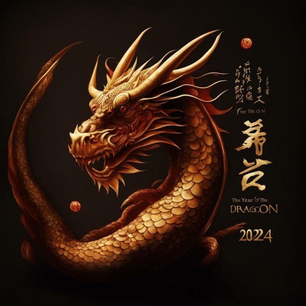 дракон красивый