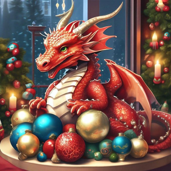 новогодний дракончик