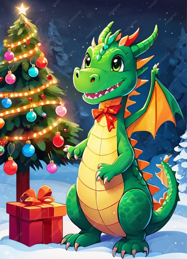 дракон новогодний