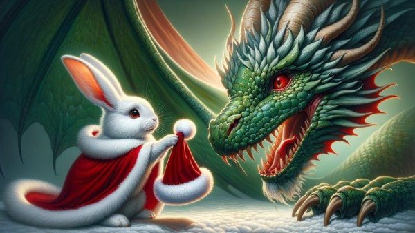 новогодние драконы