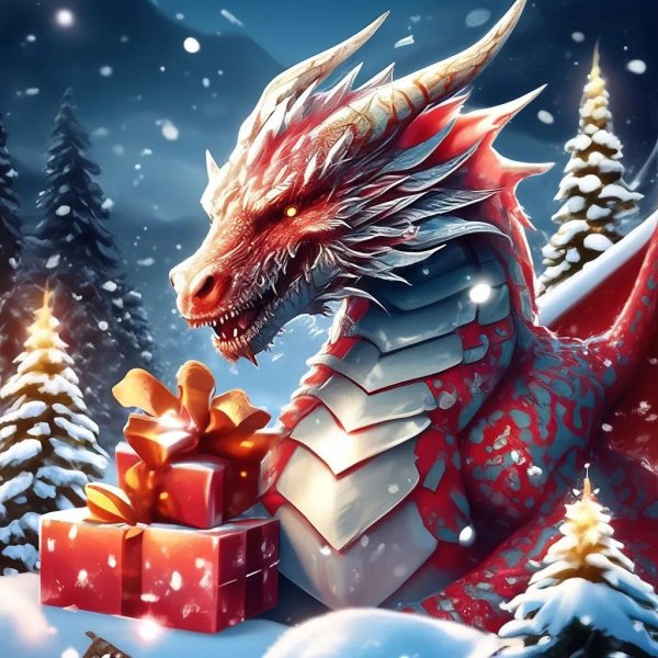 новогодние драконы