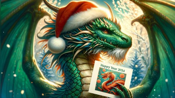 дракон новогодний