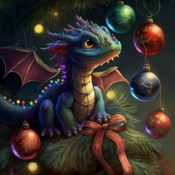 новогодний дракончик