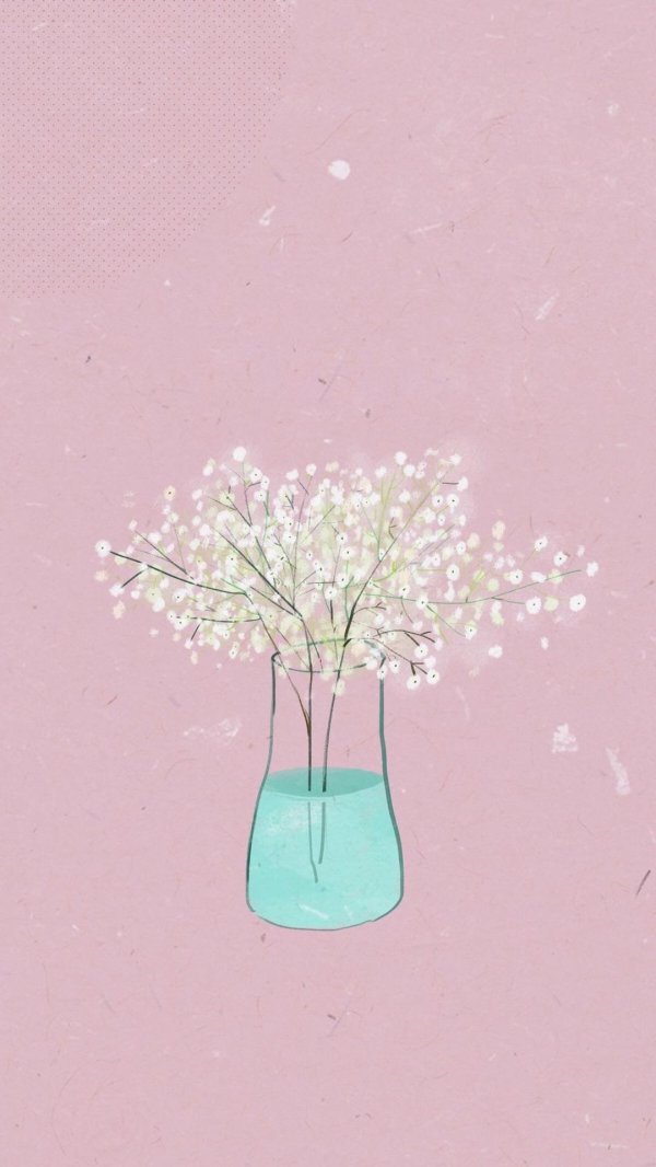 пастельные цветы