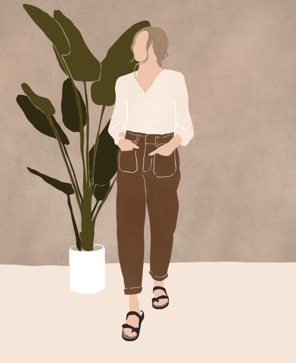 модная иллюстрация