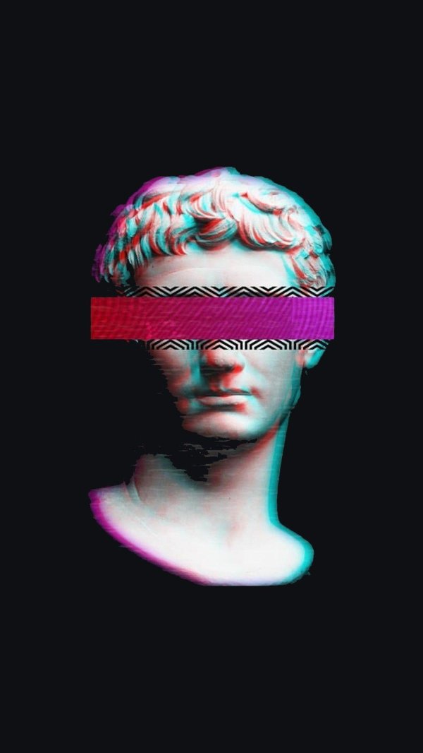vaporwave скульптуры давид