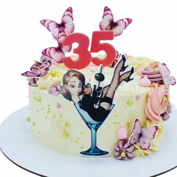торт на 35 летие женщине