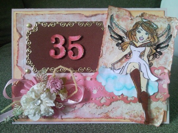 открытка с юбилеем 35 лет