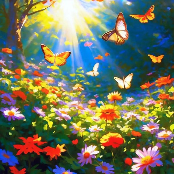 яркая бабочка