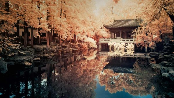 осень япония