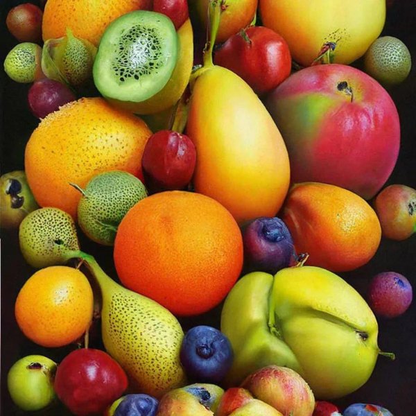 много фруктов