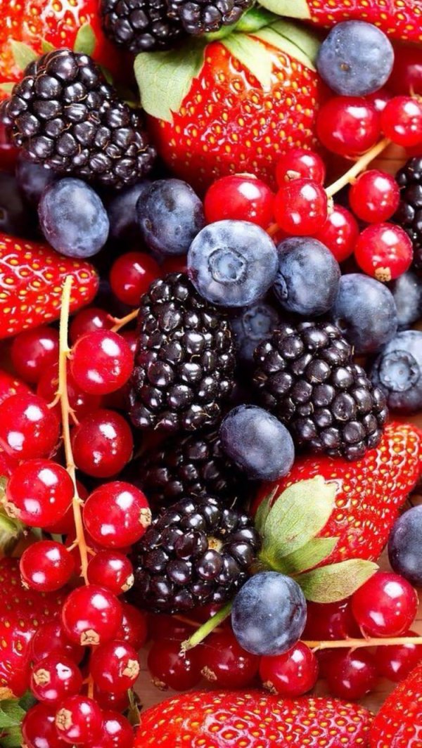 фон с ягодами