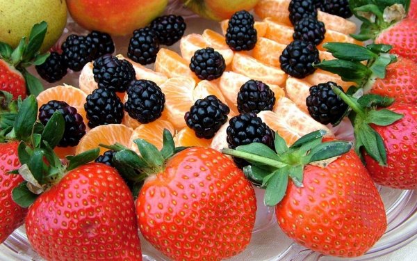 черника голубика малина ежевика клубника