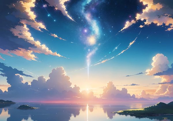 облака аниме