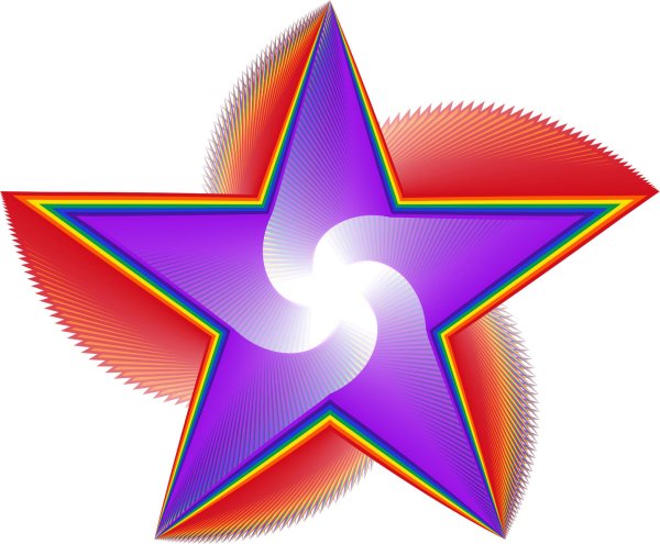 радужная звезда