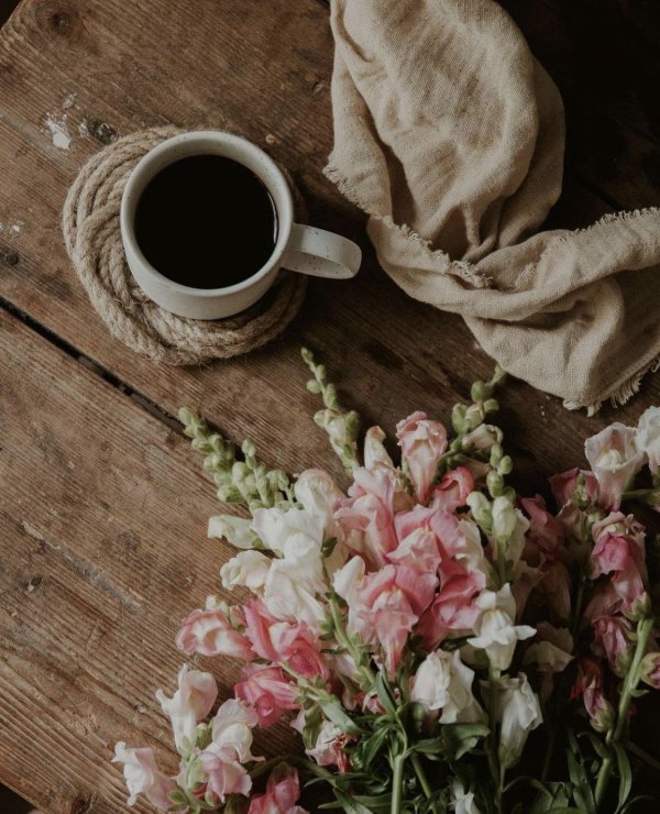 цветочный кофе