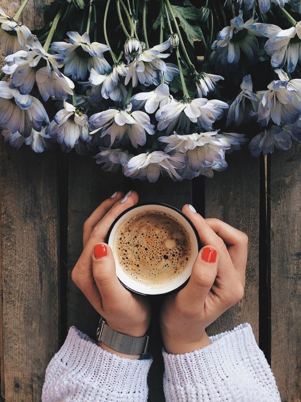 весенний кофе