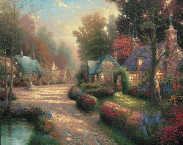 картины томаса кинкейда