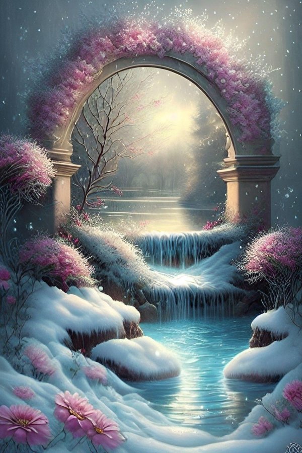 пейзаж зима