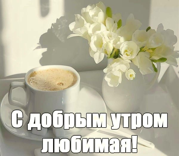 с добрый утром любимая