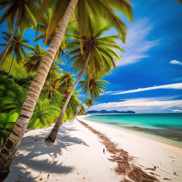 море пальма