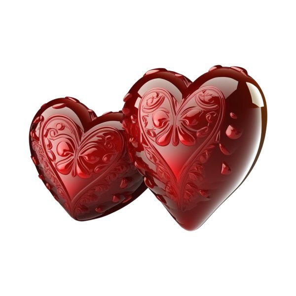 красный сердце