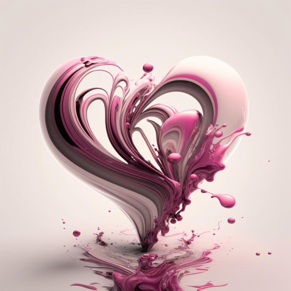 разноцветное сердце