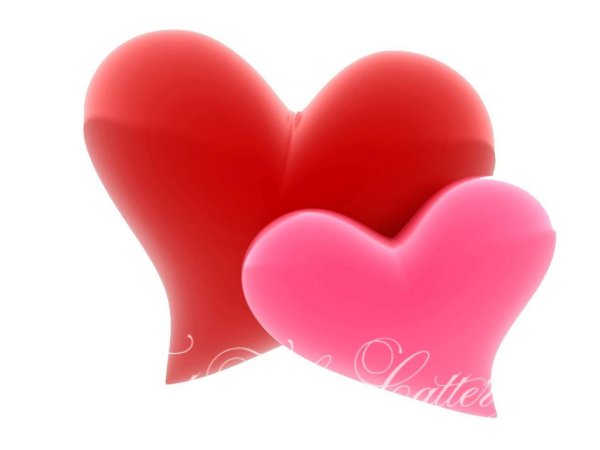 два сердечка