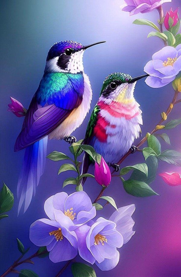 колибри картина