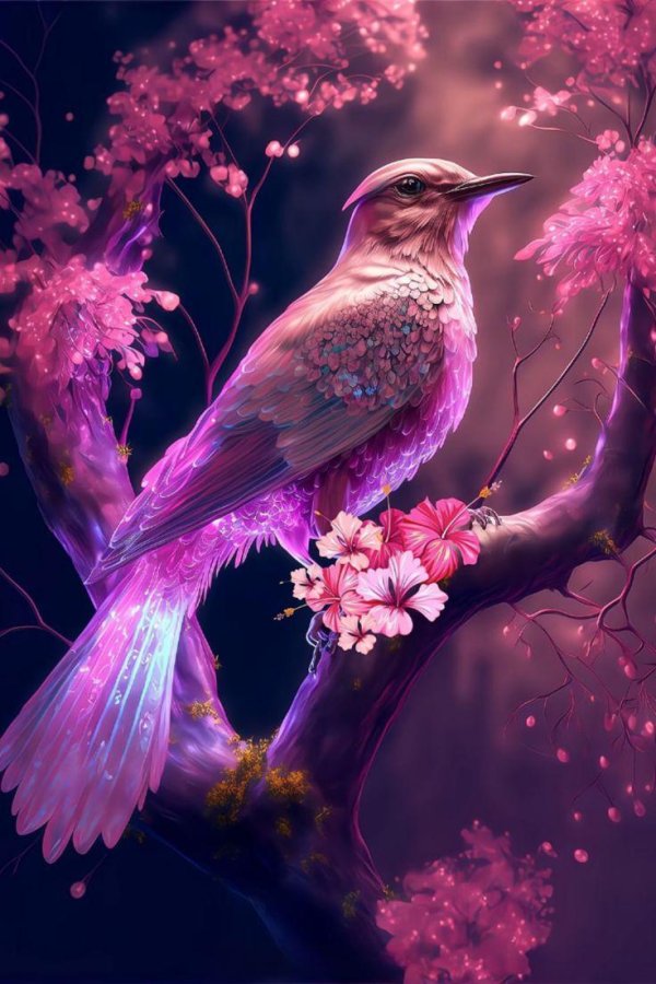 живопись птицы