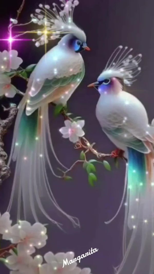 картина райские птицы