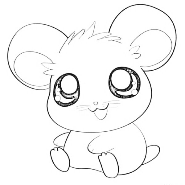 раскраски хамтаро