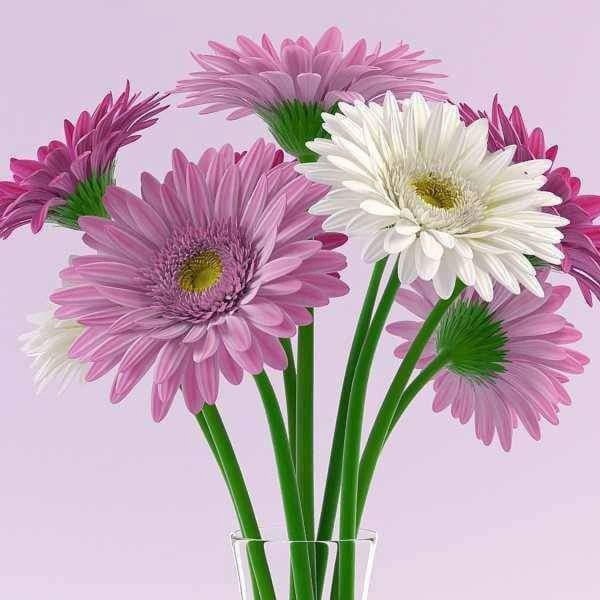 цветок гербер