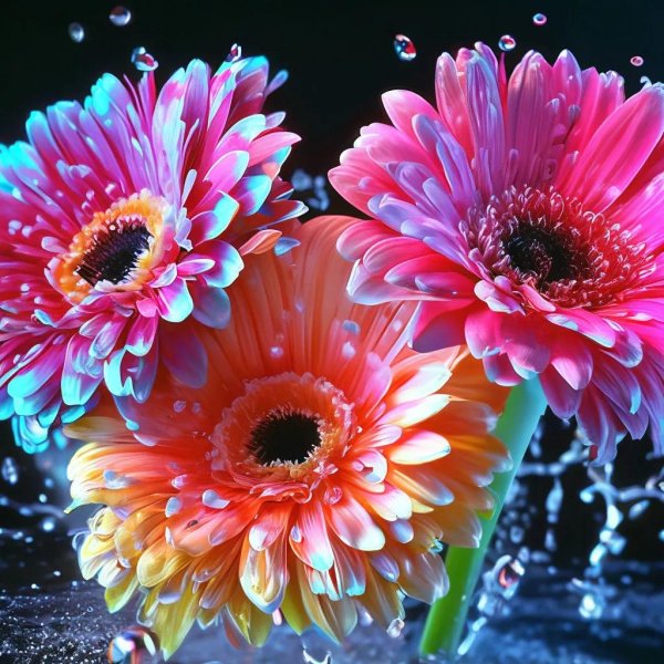 цветок гербер