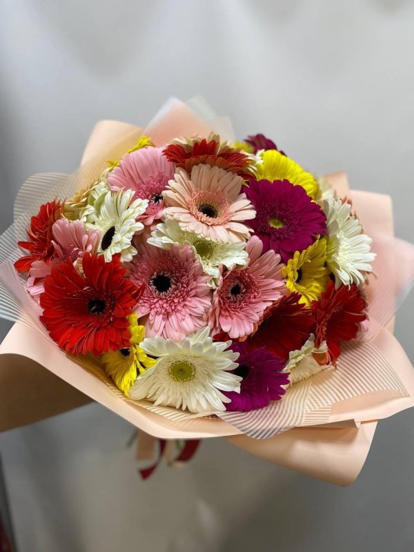 букет гербер