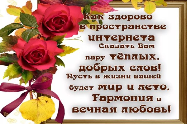 теплые добрые слова