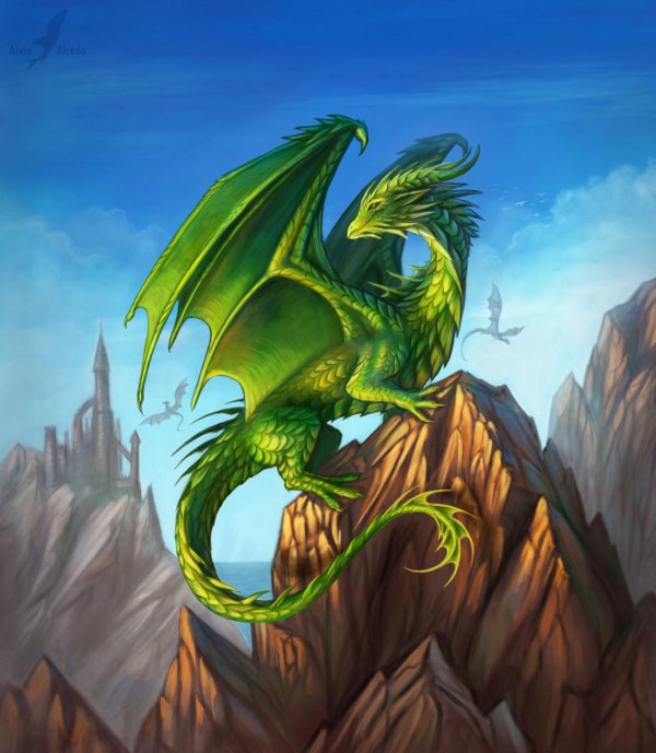 изумрудные драконы
