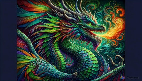 картины драконов