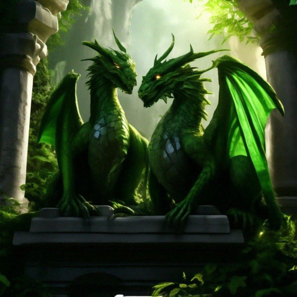 изумрудные драконы