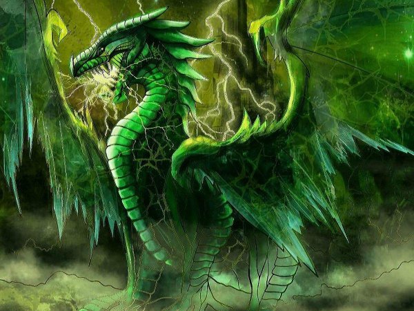 изумрудные драконы