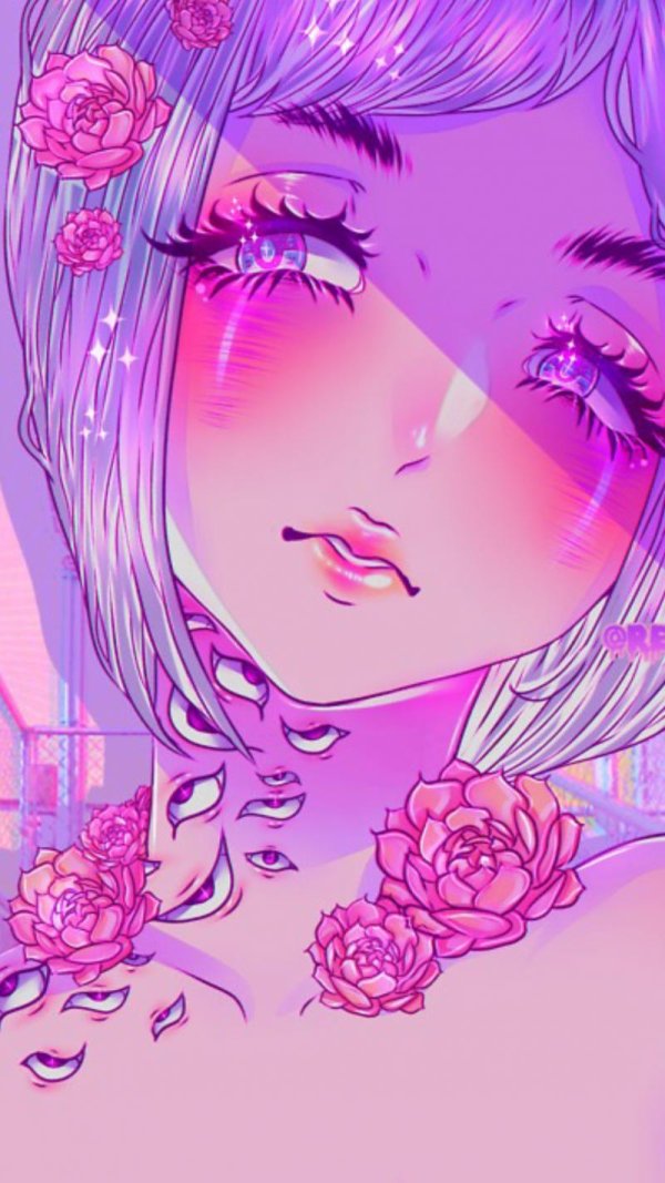 милые фиолетовые рисунки