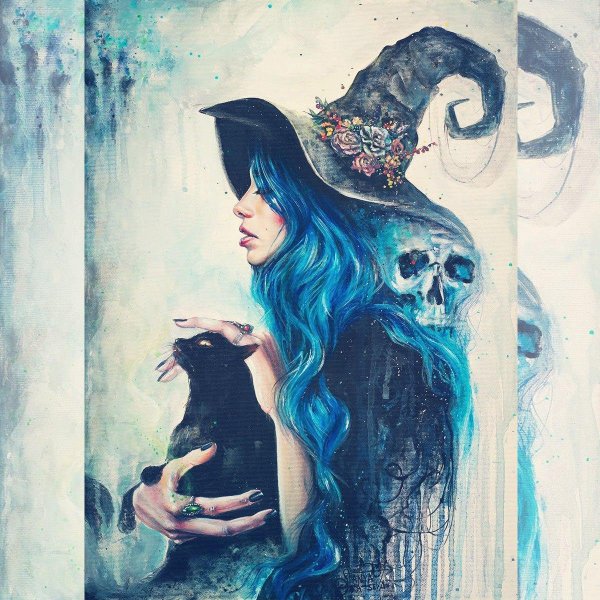 картина по номерам ведьма